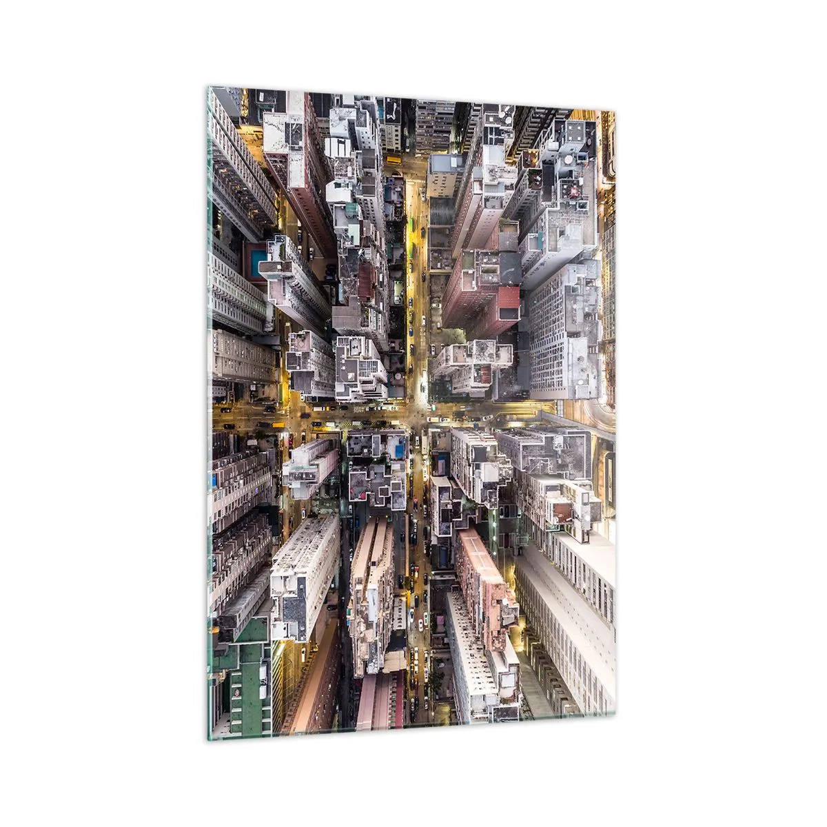 Glass picture - Greetings from Hong Kong - 50x70 cm