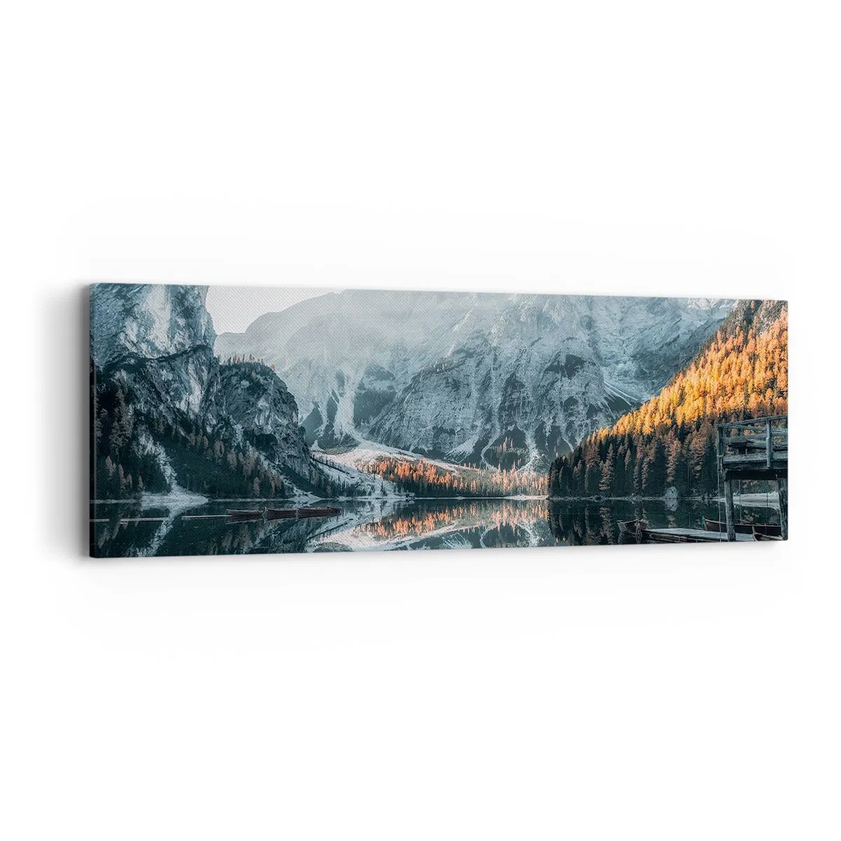 Canvas picture - Mirror Landscape - 90x30 cm