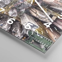 Clock face with numbers