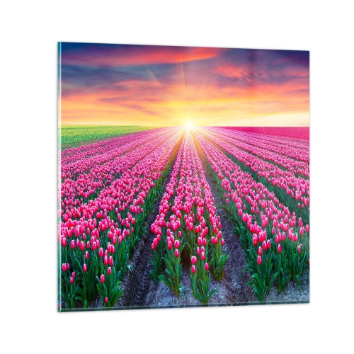 Glass picture - Beauty Farm - 30x30 cm