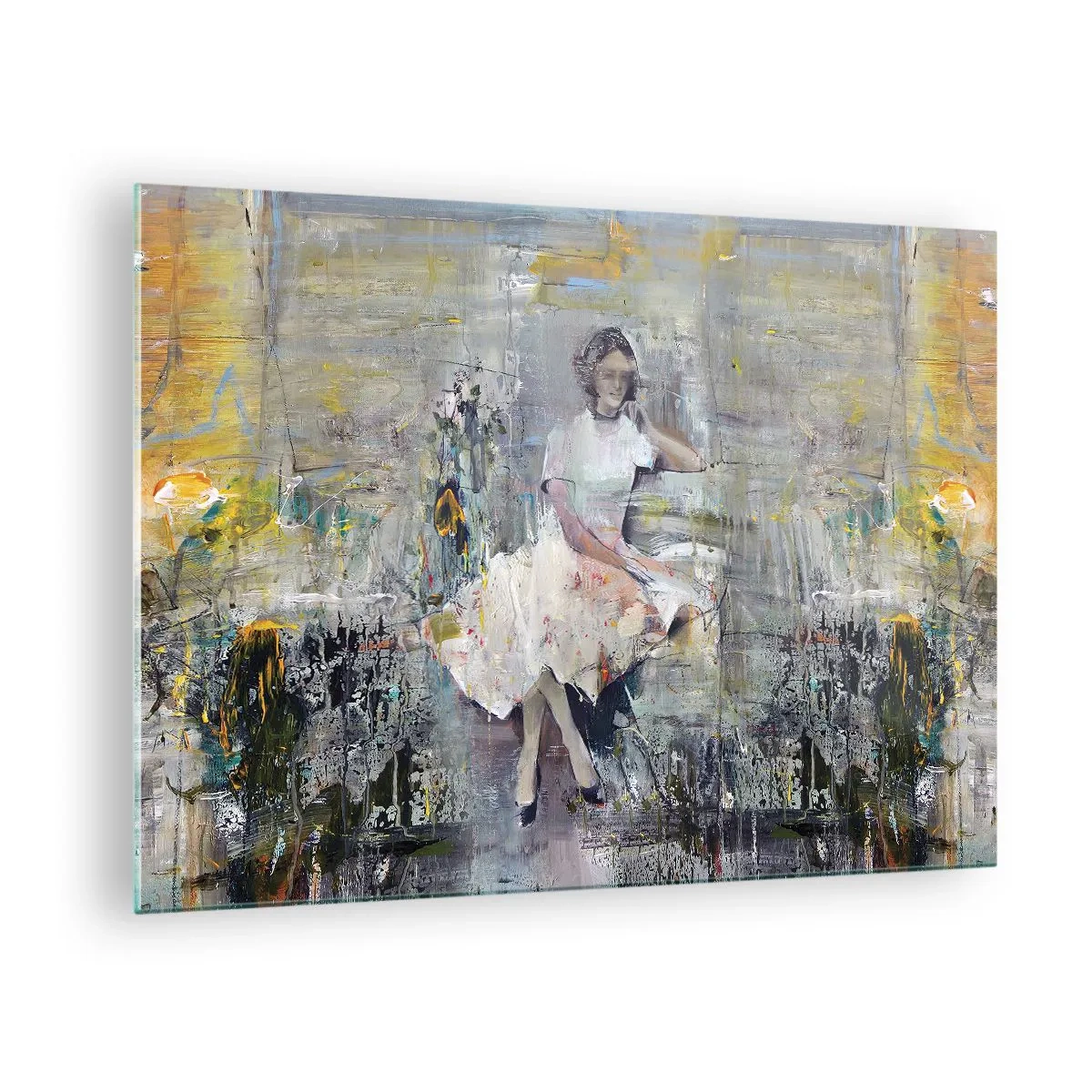 Glass picture - Classic and modern - 70x50cm - Classical and Modern - Modern wall decoration for the living room and bedroom ARTTOR
