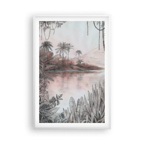 Poster in white frmae - Diary of a 19th Century Explorer - 61x91 cm