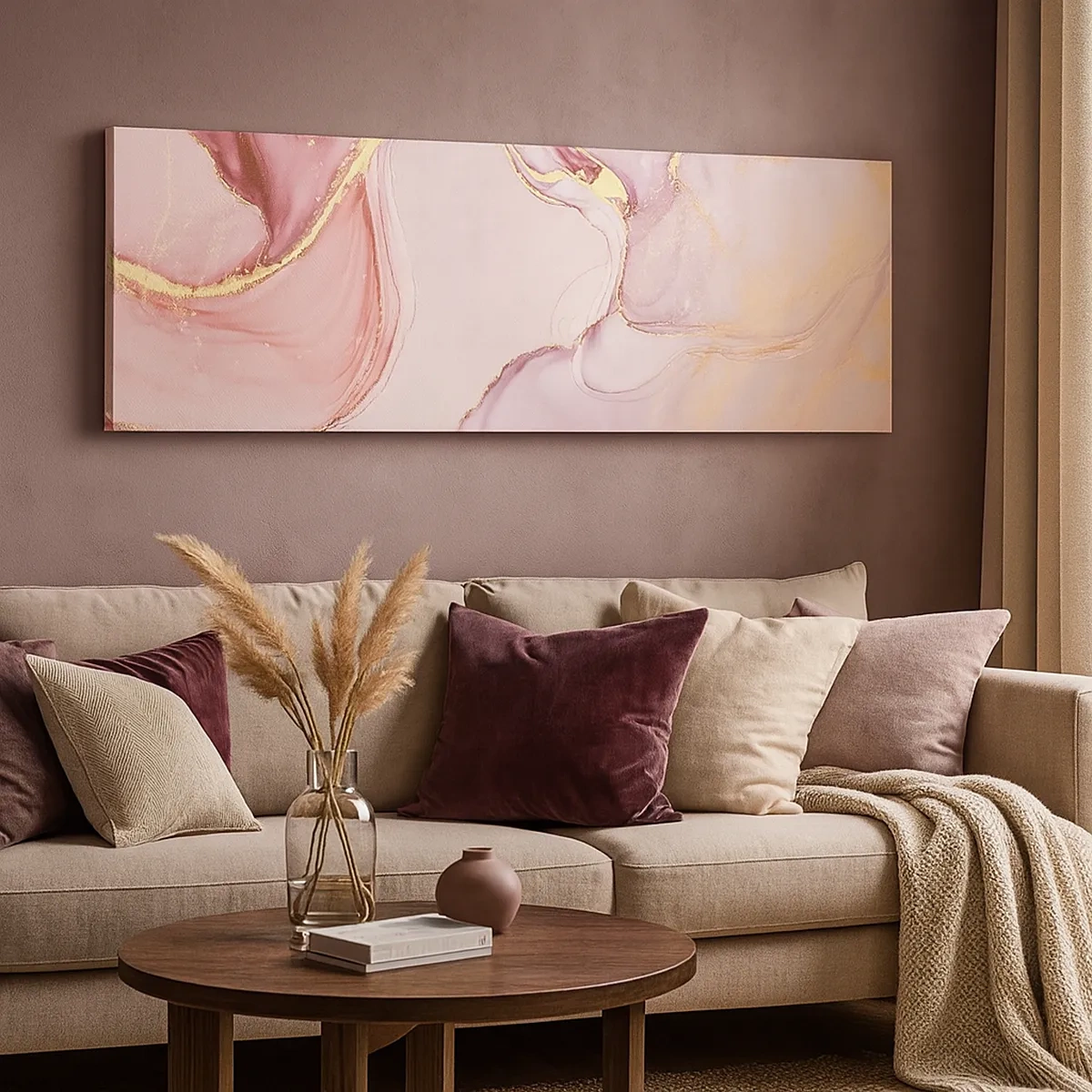 Canvas picture - Caress of Colours - 30x30 cm