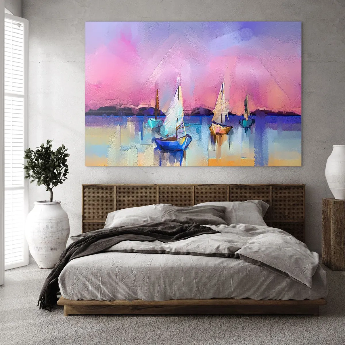 Glass picture - Direction: High Sees - 120x80 cm
