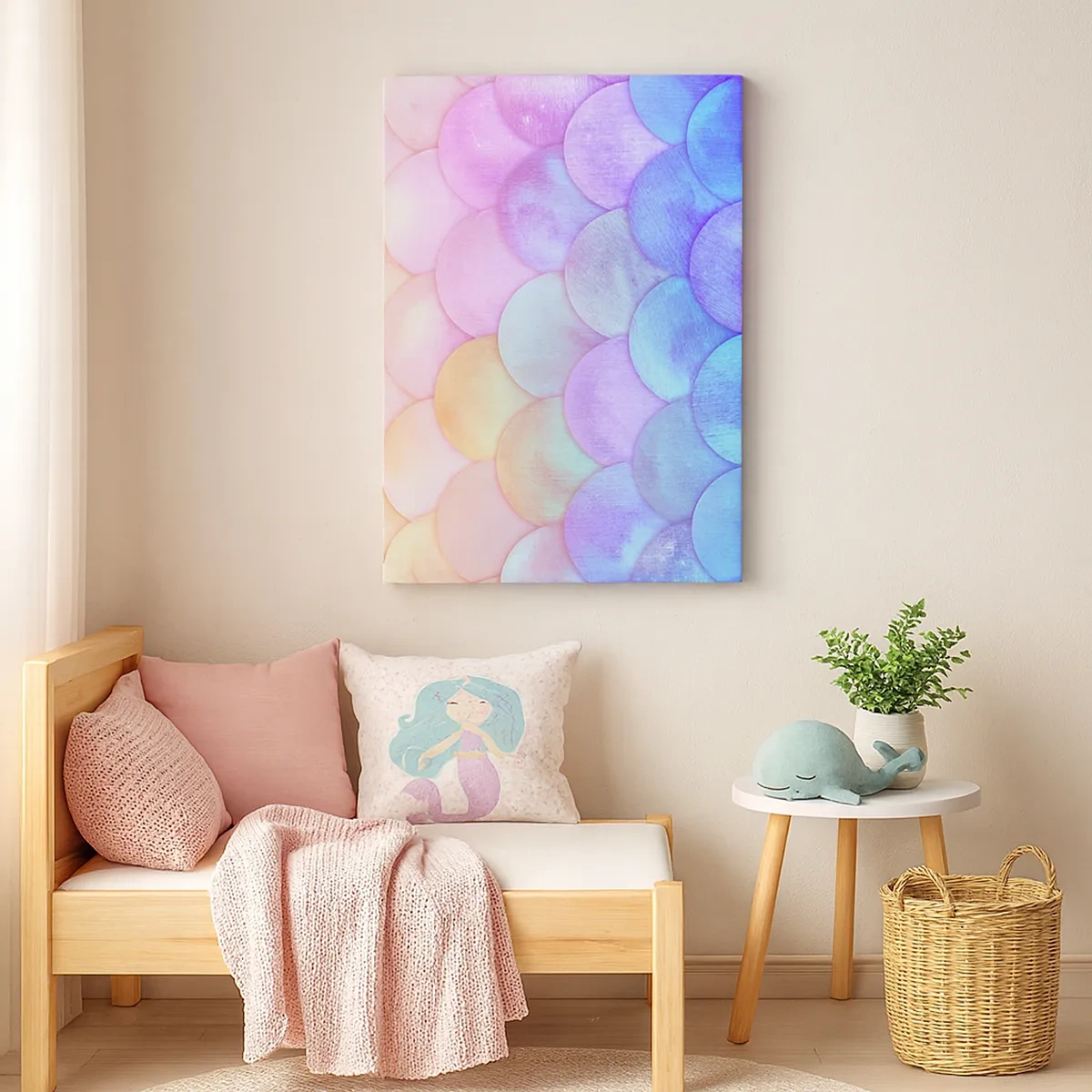 Canvas picture - Pearl Scale - 50x70 cm