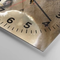 Clock face with numbers