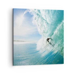 Canvas picture - Riding the Wave - 60x60 cm