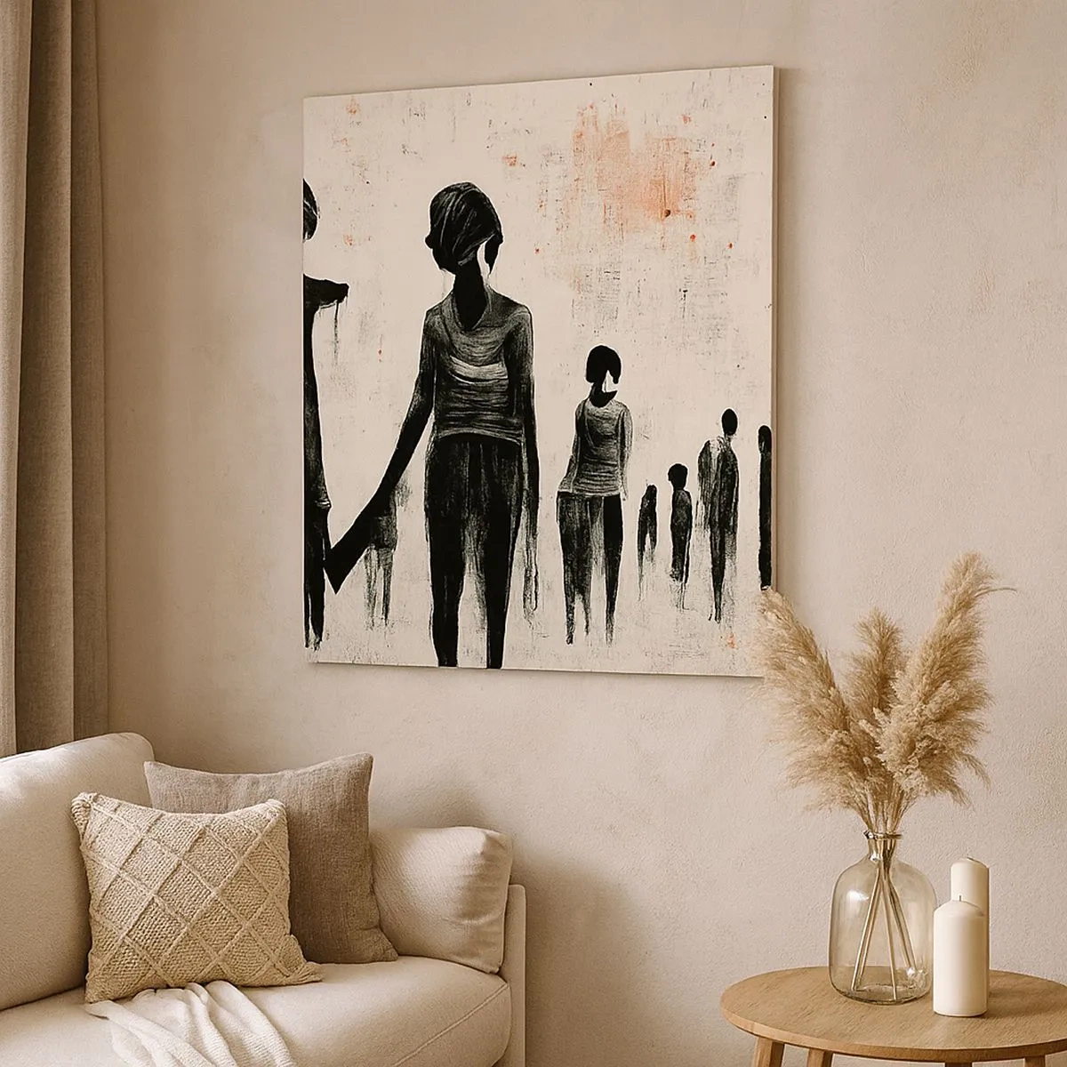 Canvas picture - Against Solitude - 30x30 cm