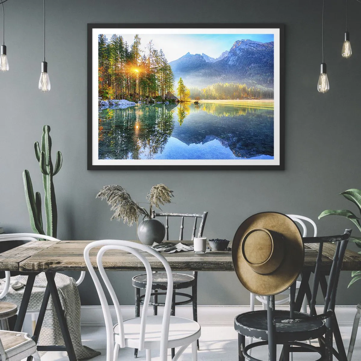 Poster in black frame - Majesty and Sweetness - 40x30 cm