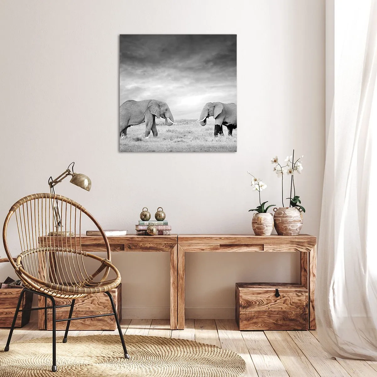 Canvas picture - Grey Is Beautiful - 70x70 cm