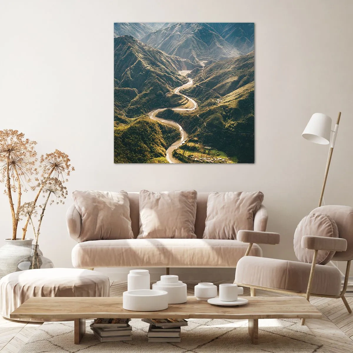 Canvas picture - Straight from the Heart of the Mountains - 60x60 cm