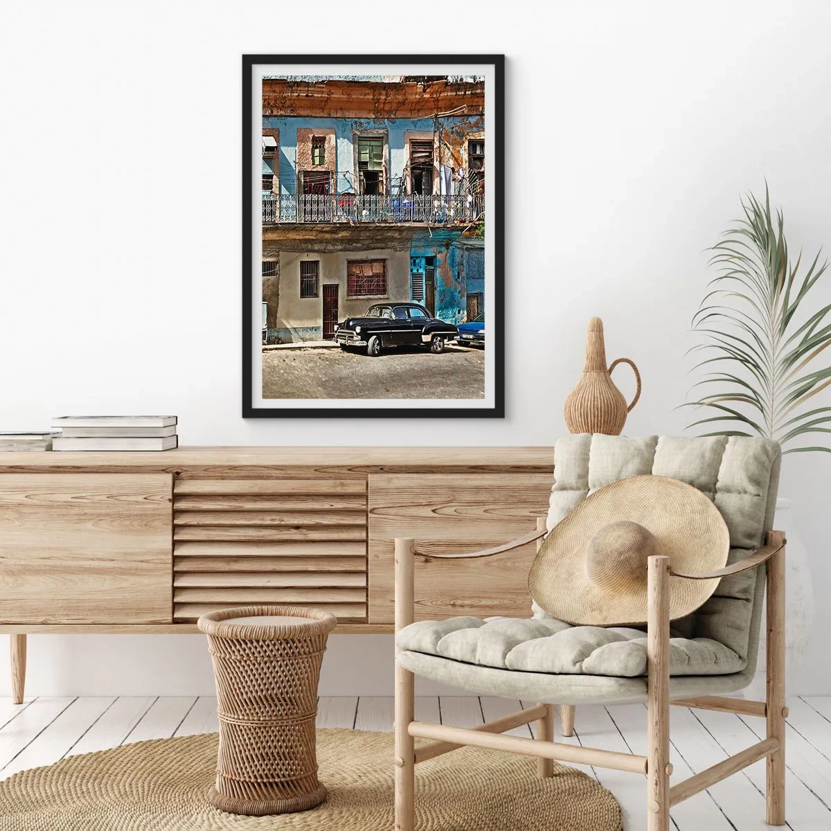 Poster in black frame - Havana Style - 30x40 cm