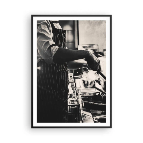 Poster in black frame - Alchemy of Flavours - 70x100 cm