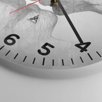 Clock face with numbers