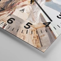 Clock face with numbers