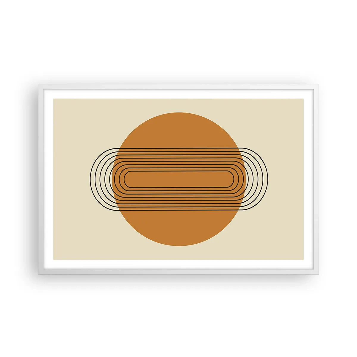Poster in white frmae - Perfect Plan - 91x61 cm