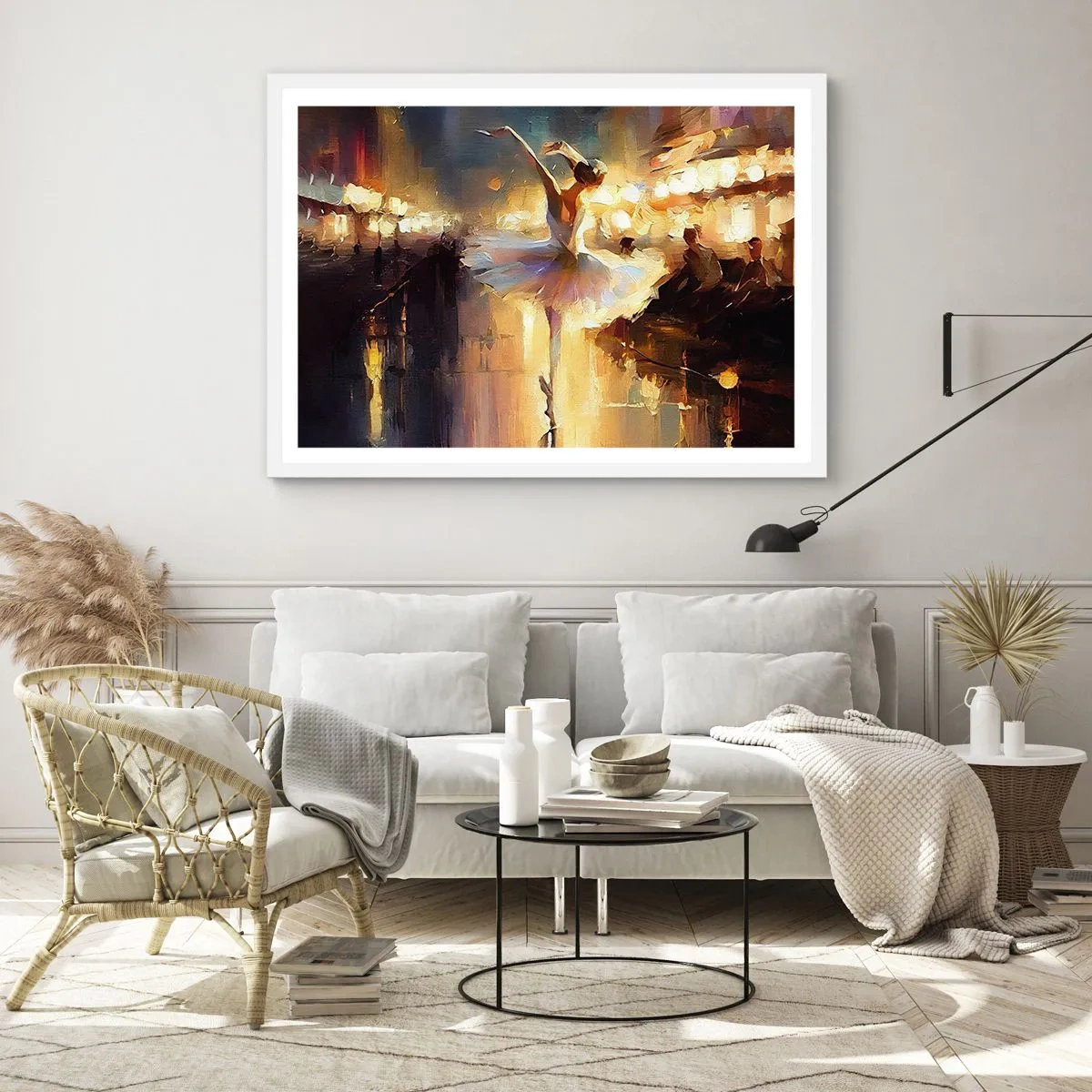 Poster in white frmae - Miracle on the Street - 50x40 cm