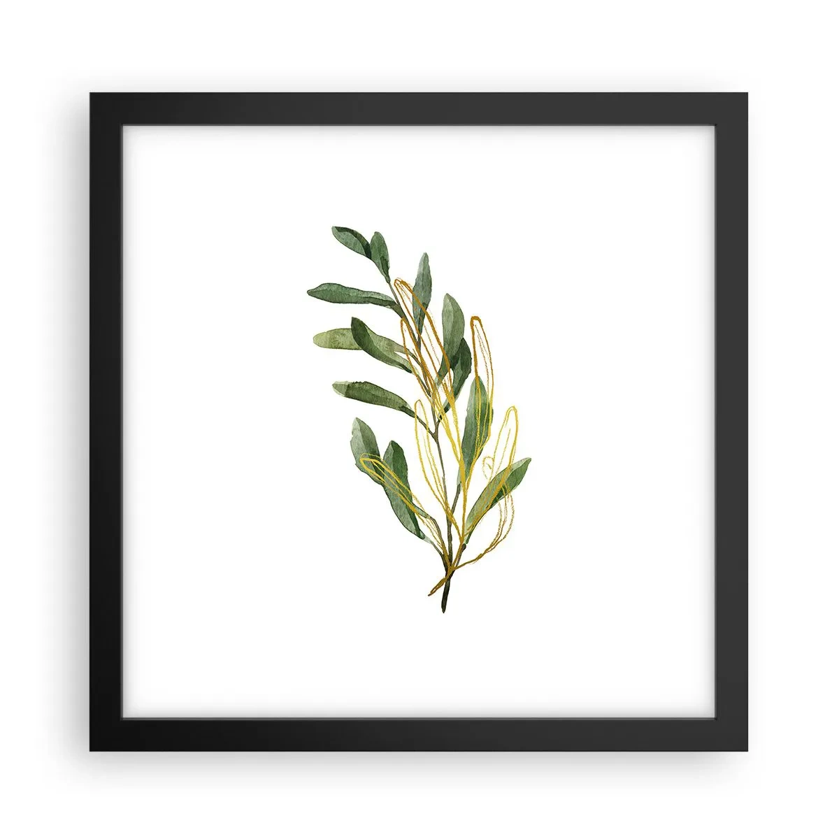 Poster in black frame - All that Is Good - 30x30 cm