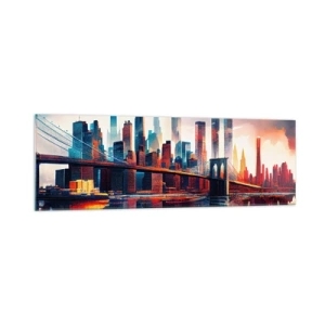 Glass picture - Fabulous New York - 160x50 cm