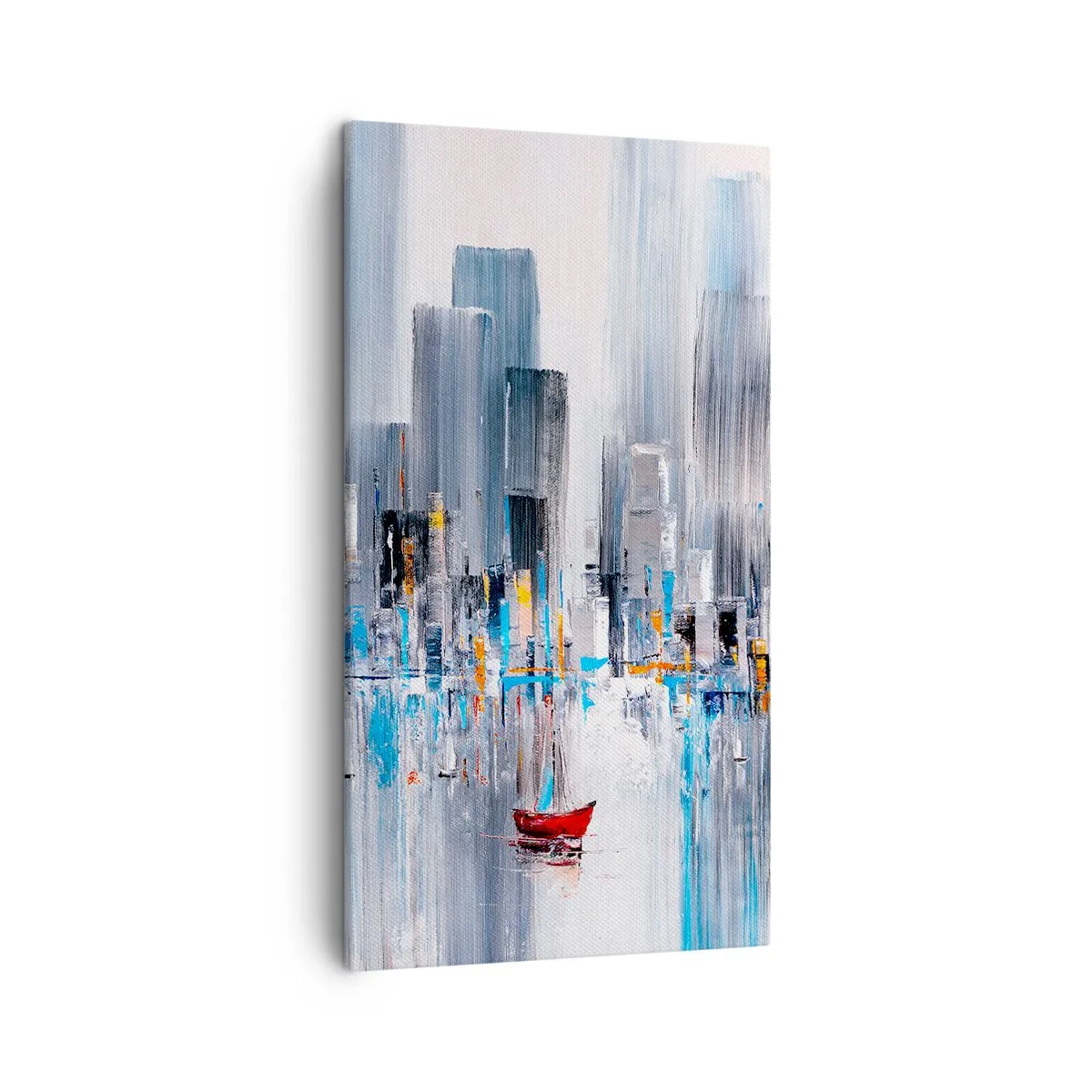 Canvas picture - Metropolis by the Bay - 45x80 cm