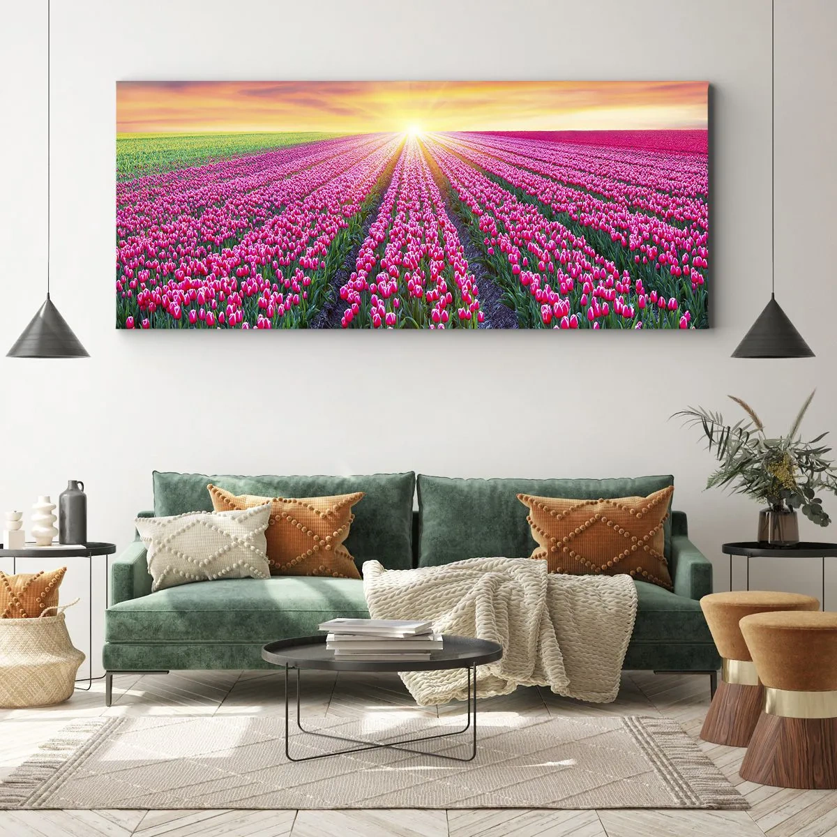 Canvas picture - Beauty Farm - 90x30 cm