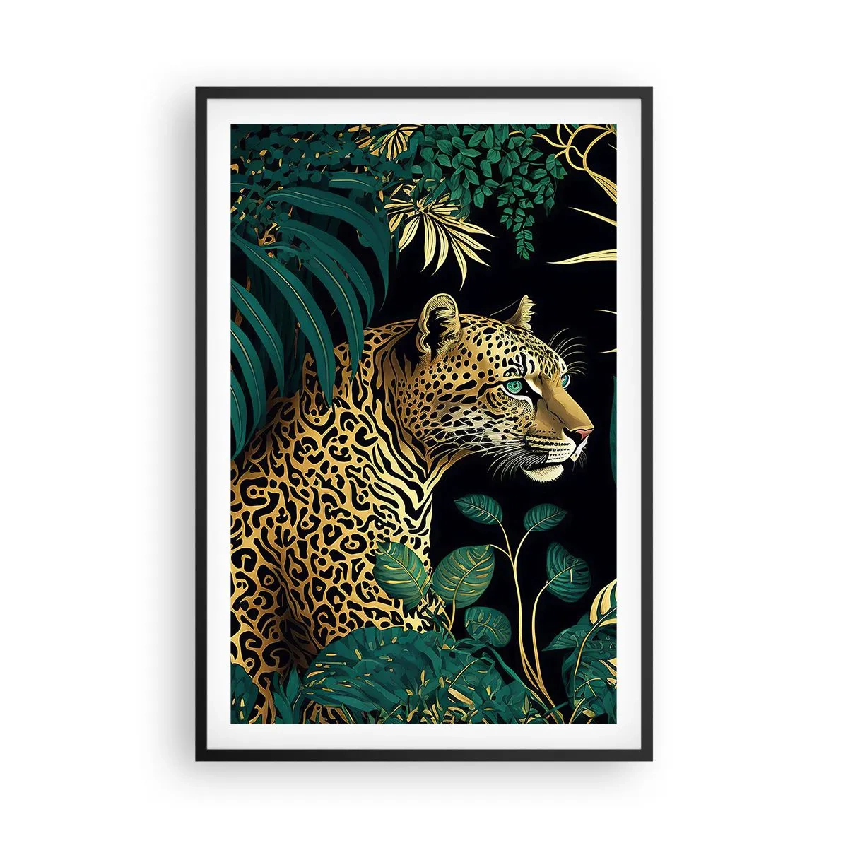 Poster in black frame - Host in the Jungle - 61x91 cm