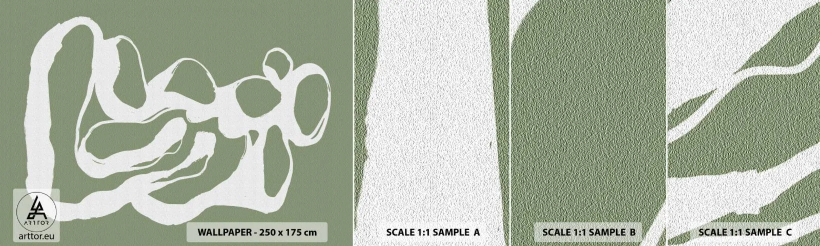 Photo Wallpaper Sample Standard Eco - The Call of Space - Minimalism, Boho, Piece - 100x30 cm