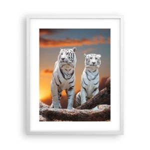 Poster in white frmae - Just Like in Narnia - 40x50 cm