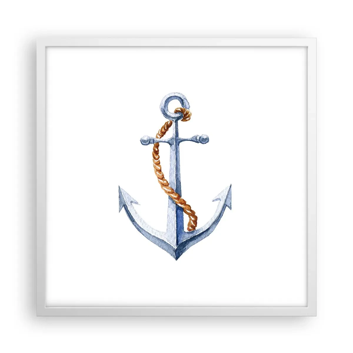 Poster in white frmae - Ahoy Adventure! - 50x50 cm