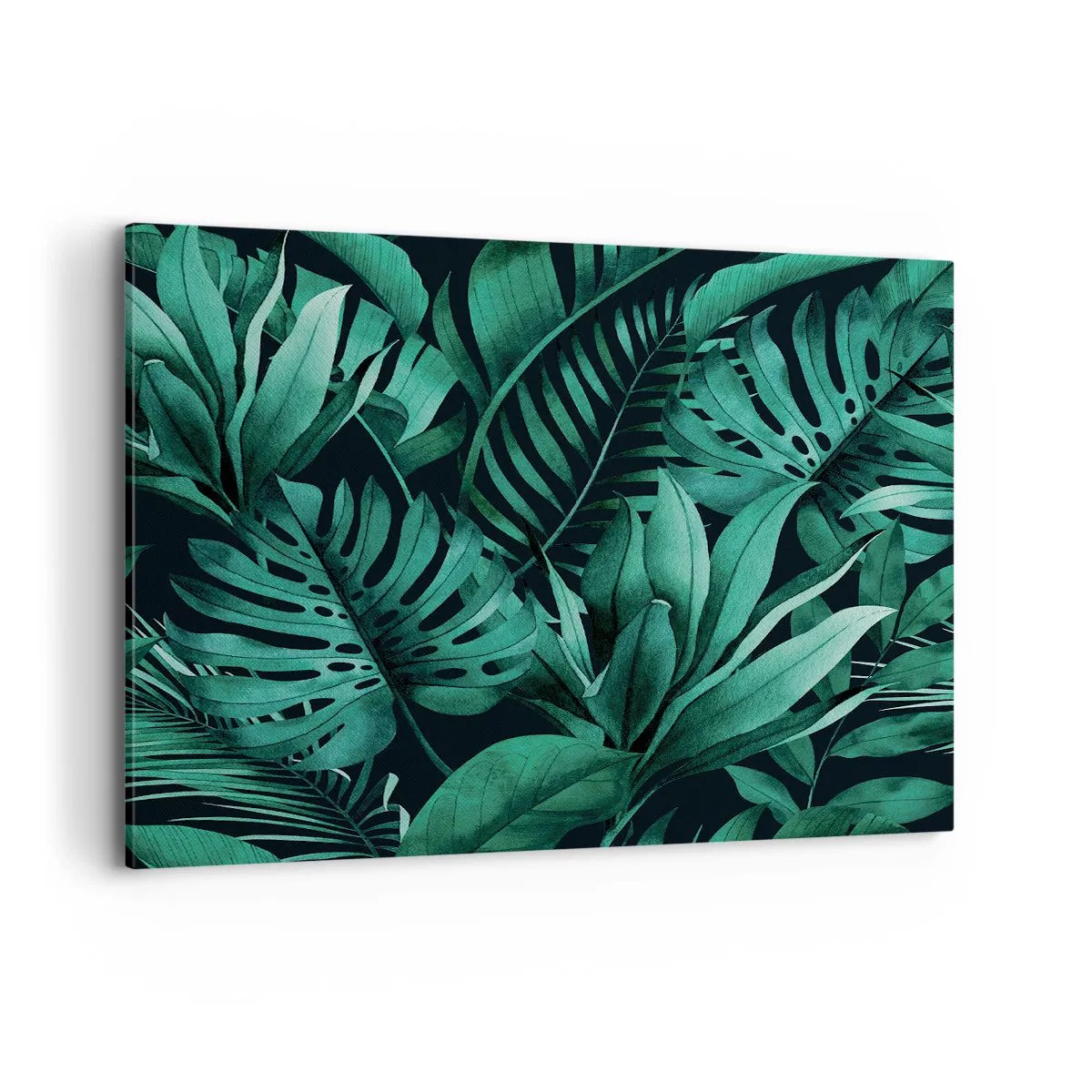 Canvas picture - Depth of Tropical Green - 120x80 cm
