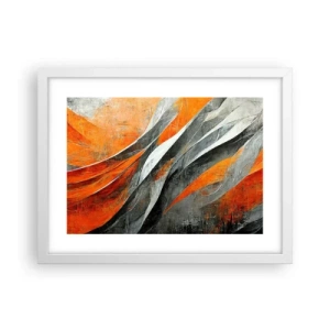 Poster in white frmae - Heat and Coolness - 40x30 cm