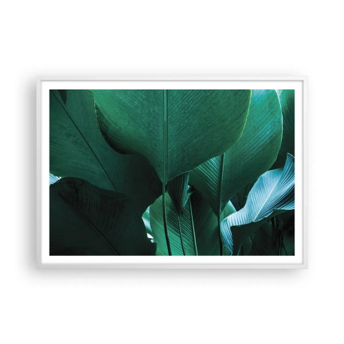 Poster in white frmae - Turned towards Light - 100x70 cm