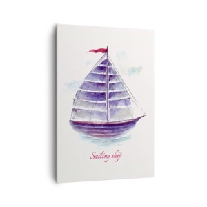 Canvas picture - Full Sails And Calm Waters - 70x100 cm