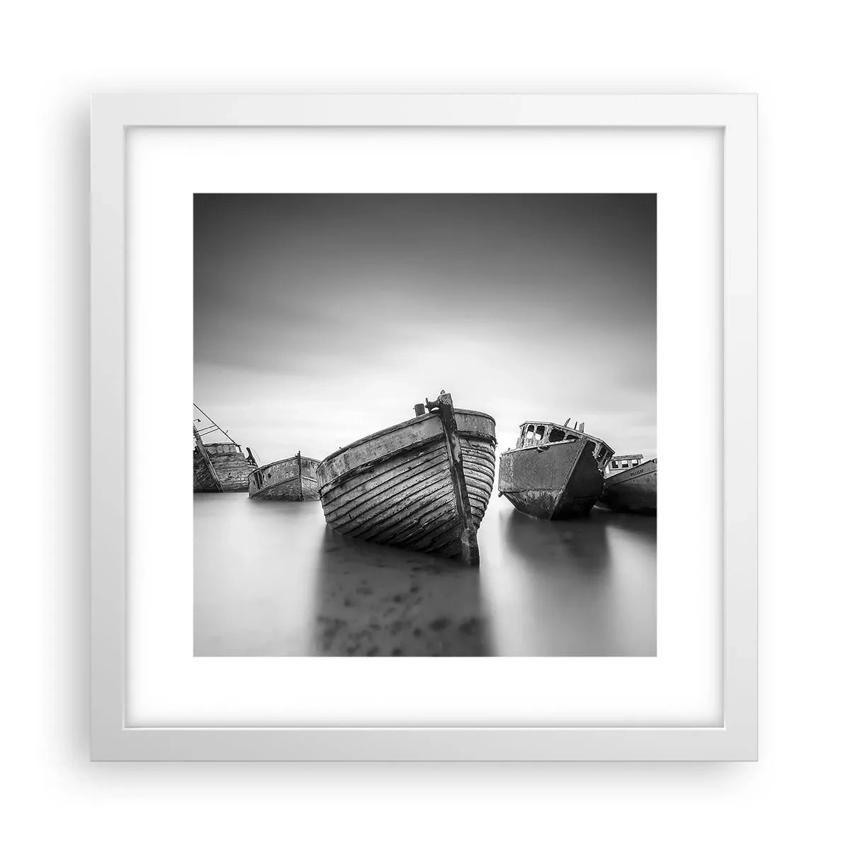 Poster in white frmae - Now Only a Memory - 30x30 cm