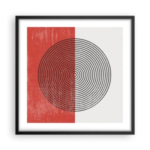 Poster in black frame - To the Core - 50x50 cm
