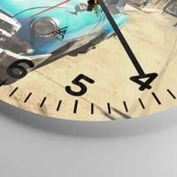 Clock face with numbers