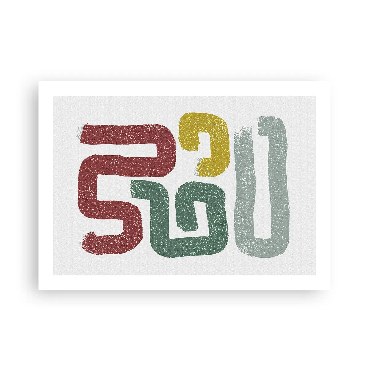 Poster - In an Unknown Language - 70x50 cm