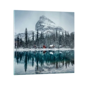 Glass picture - Canadian Retreat - 70x70 cm