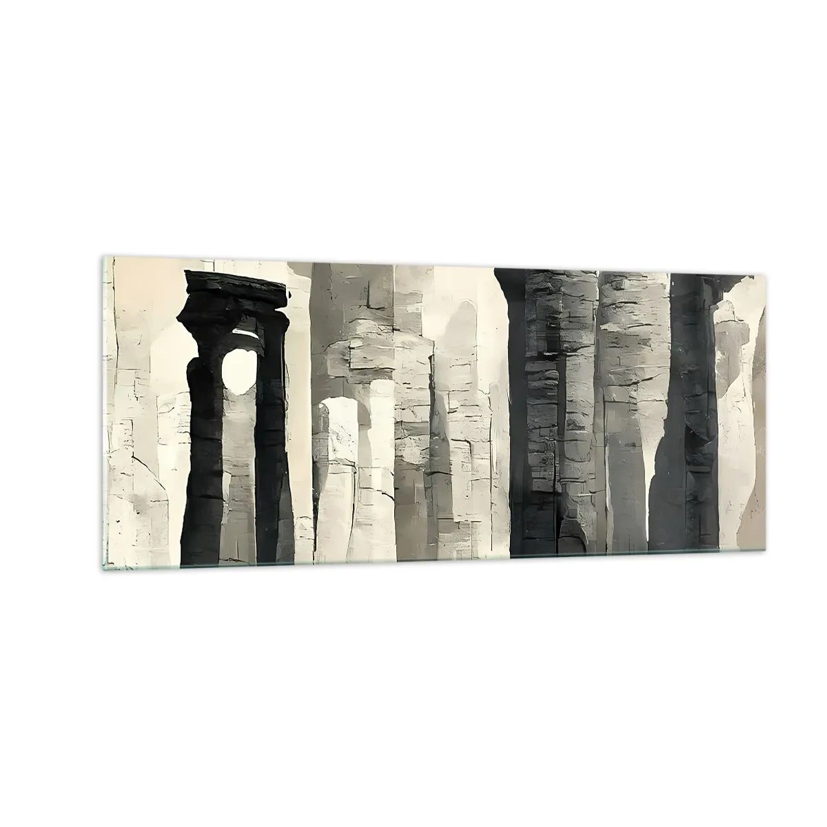 Glass picture - Majesty of Antiquity - 100x40 cm