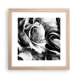 Poster in light oak frame - Always Queen - 30x30 cm