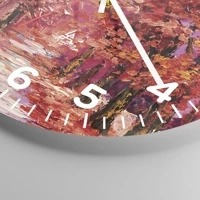 Clock face with numbers