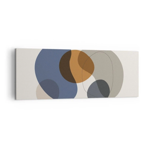 Canvas picture - Drops of Colours - 140x50 cm