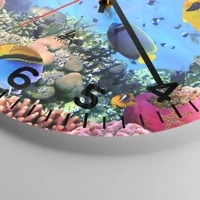 Clock face with numbers