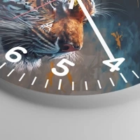 Clock face with numbers