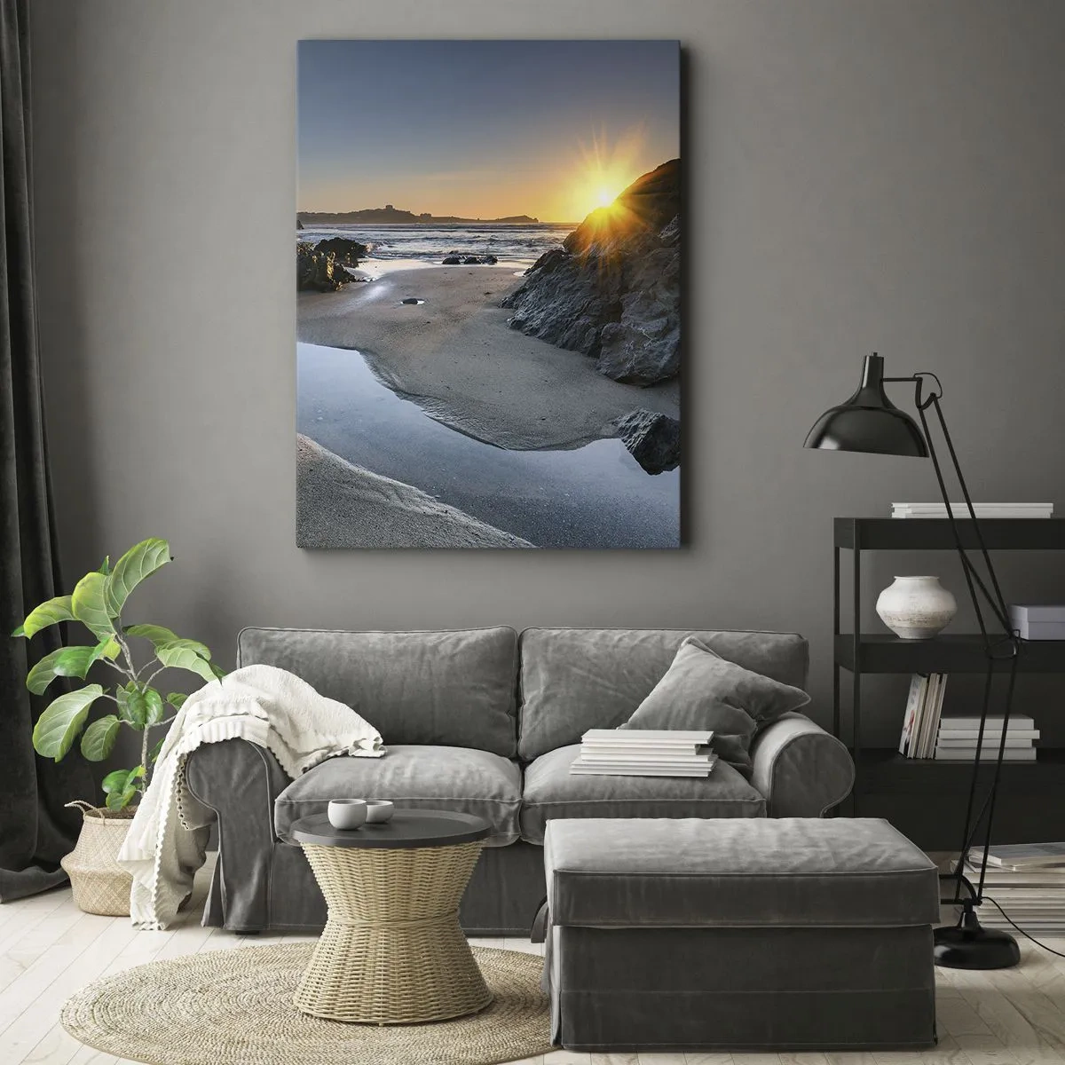 Canvas picture - Untouched by Human Hand - 55x100 cm