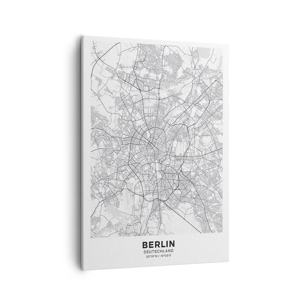 Canvas picture - Flower of Berlin - 50x70 cm