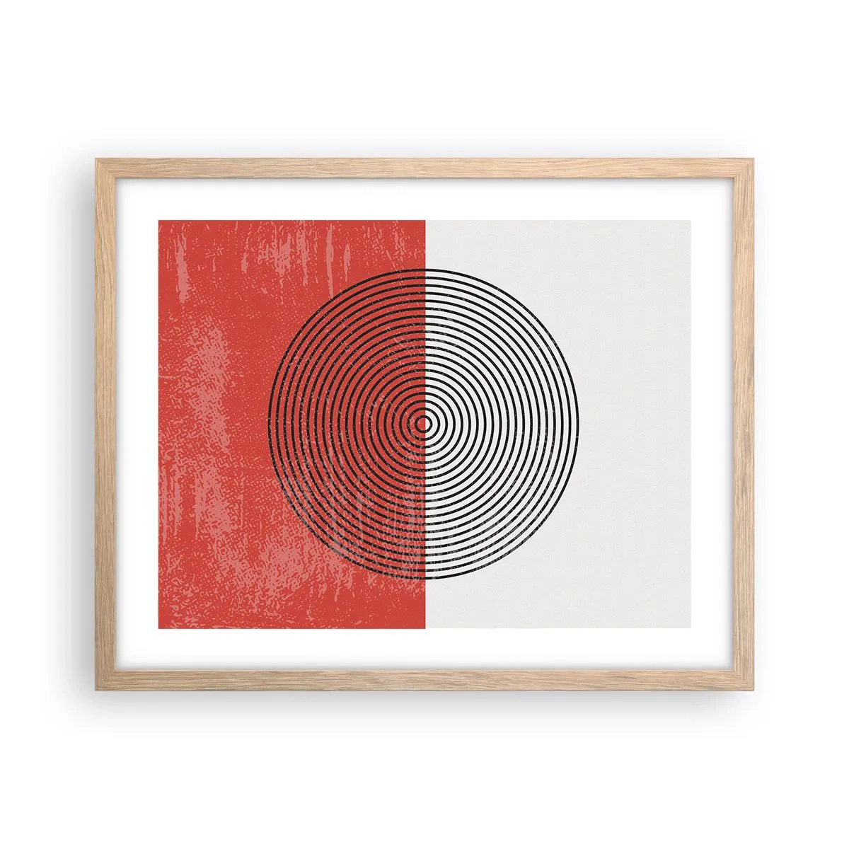 Poster in light oak frame - To the Core - 50x40 cm