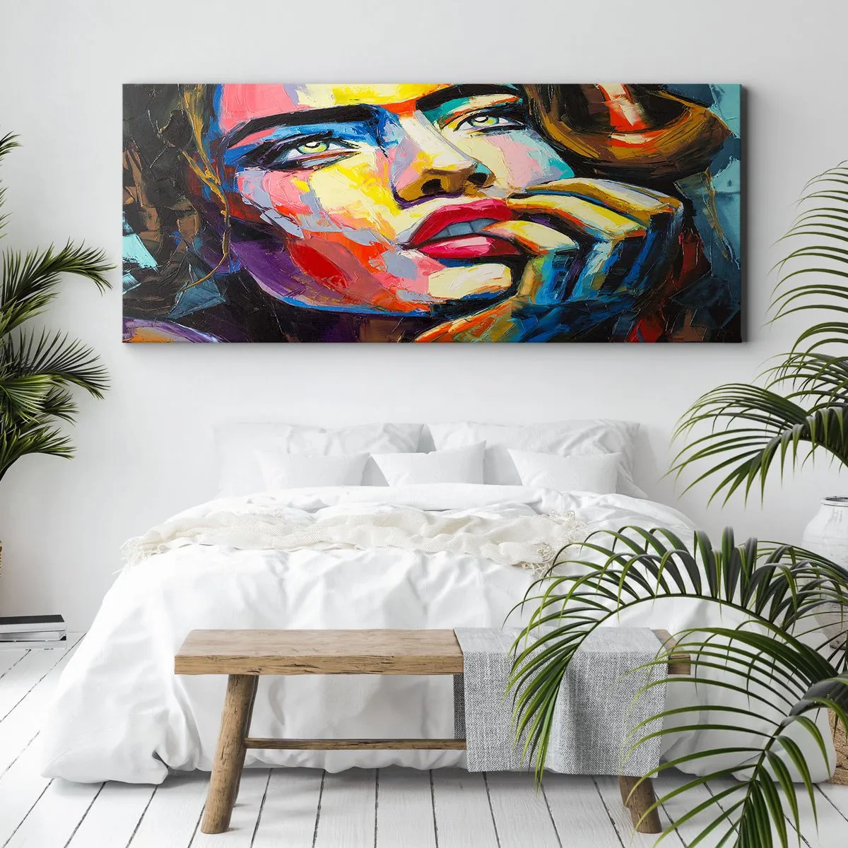 Canvas picture - Dreams Like Birds Flying in the Sky - 100x40 cm