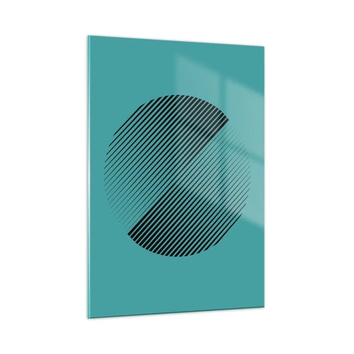 Glass picture - Circle - Geometrical Variation - 50x70 cm