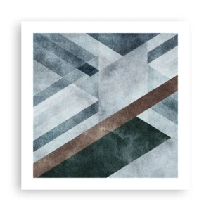 Poster - Refined Elegance of Geometry - 50x50 cm